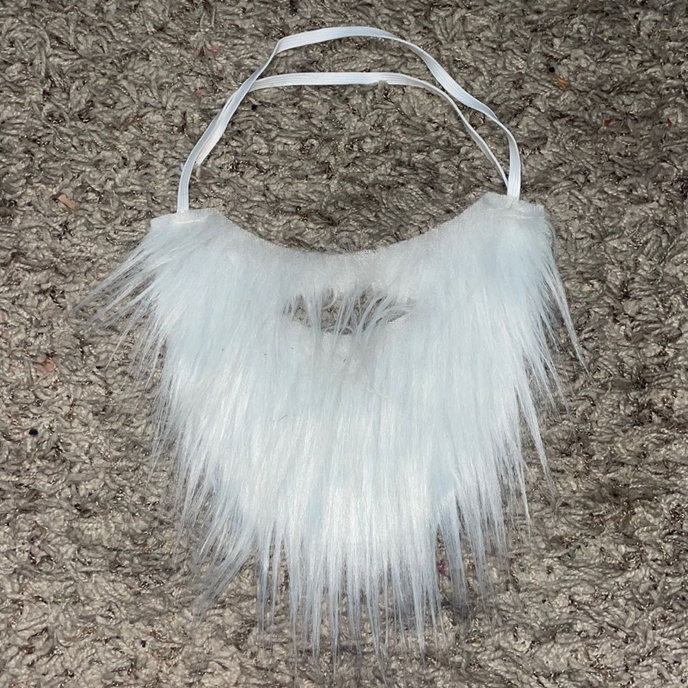White Costume Beard